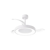 Niseko S CCT Dimmable LED Ceiling Fan Light With Remote Control - White