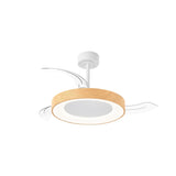 Niseko S CCT Dimmable LED Ceiling Fan Light With Remote Control - Brown