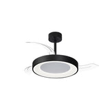Niseko S CCT Dimmable LED Ceiling Fan Light With Remote Control - Black