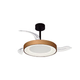 Niseko S CCT Dimmable LED Ceiling Fan Light With Remote Control - Gold/Black