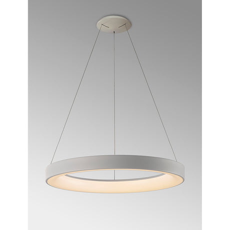 Niseko 65cm CCT LED Suspension Light With Remote Control & App - White