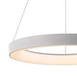 Niseko 50cm  CCT LED Suspension Light With Remote Control & App - White