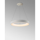 Niseko 50cm  CCT LED Suspension Light With Remote Control & App - White