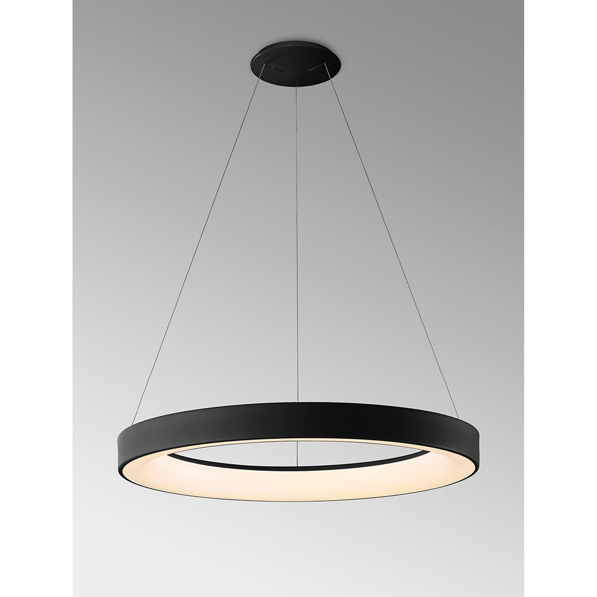 Niseko 65cm CCT LED Suspension Light With Remote Control & App - Black