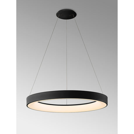 Niseko 65cm CCT LED Suspension Light With Remote Control & App - Black