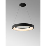 Niseko 50cm CCT LED Suspension Light With Remote Control & App - Black