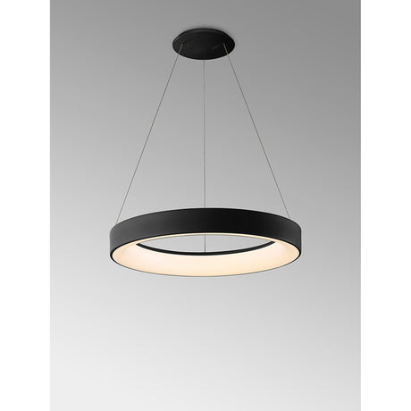 Niseko 50cm CCT LED Suspension Light With Remote Control & App - Black