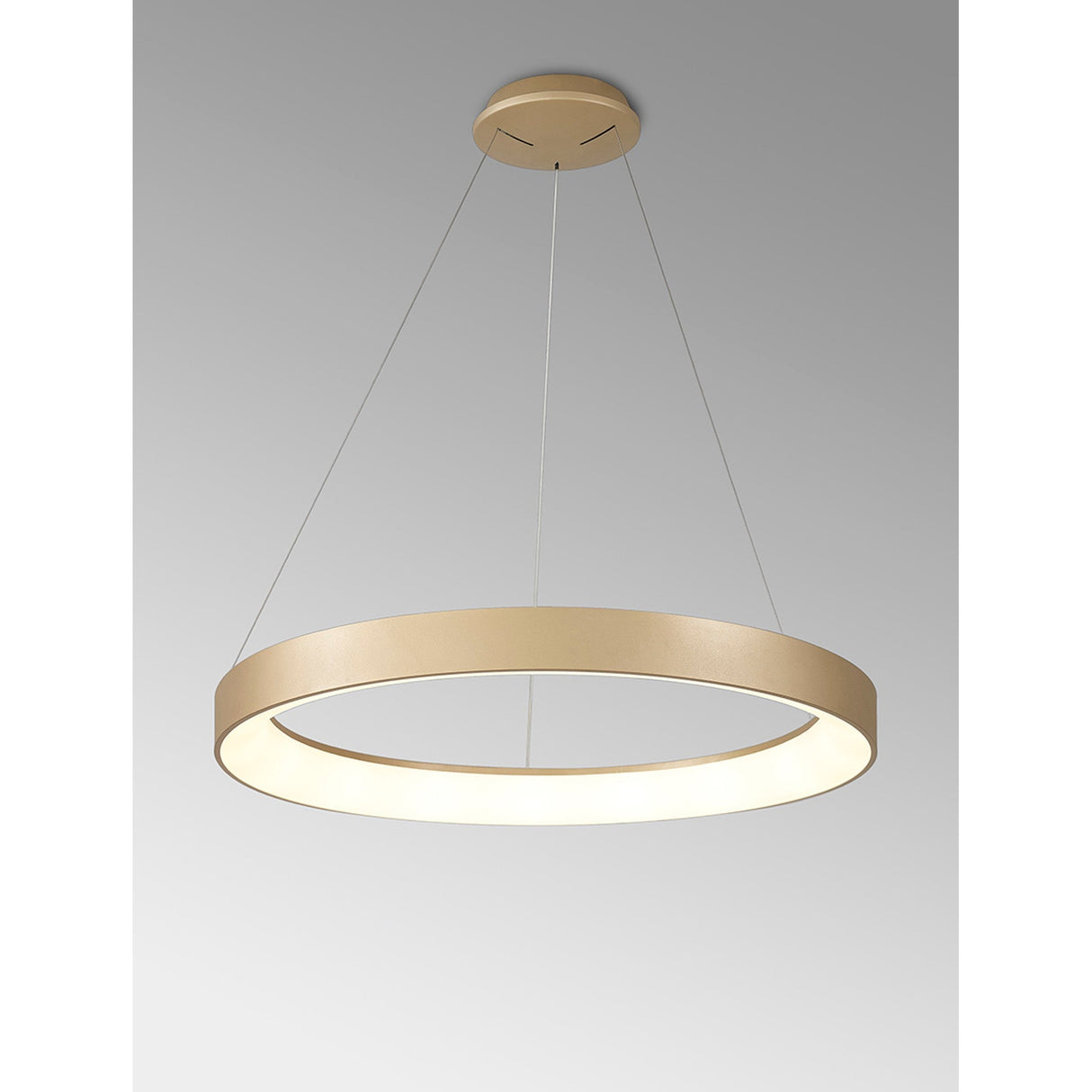 Niseko 65cm CCT LED Suspension Light With Remote Control & App - Gold