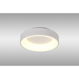 Niseko Small Ring CCT Dimmable LED Flush Ceiling Light With Remote & App Control 40W - White