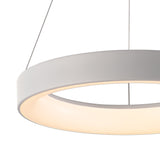 Niseko 38cm CCT LED Suspension Light  With Remote Control & App - White