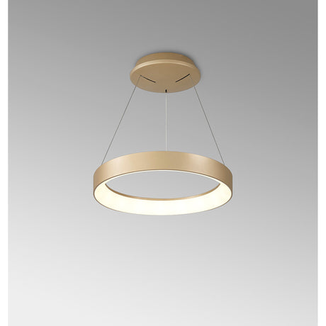 Niseko 38cm CCT LED Suspension Light  With Remote Control & App - Gold