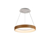 Niseko 38cm CCT LED Suspension Light With Remote Control & App - Brown