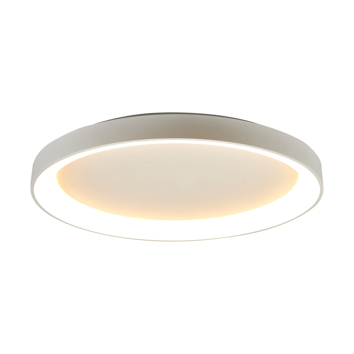 Niseko Ring CCT Dimmable LED Flush Ceiling Light With Remote Control 78W - White