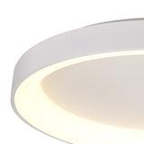Niseko Ring CCT Dimmable LED Flush Ceiling Light With Remote Control 58W - White