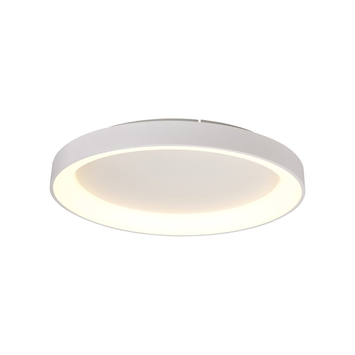 Niseko Ring CCT Dimmable LED Flush Ceiling Light With Remote Control 58W - White