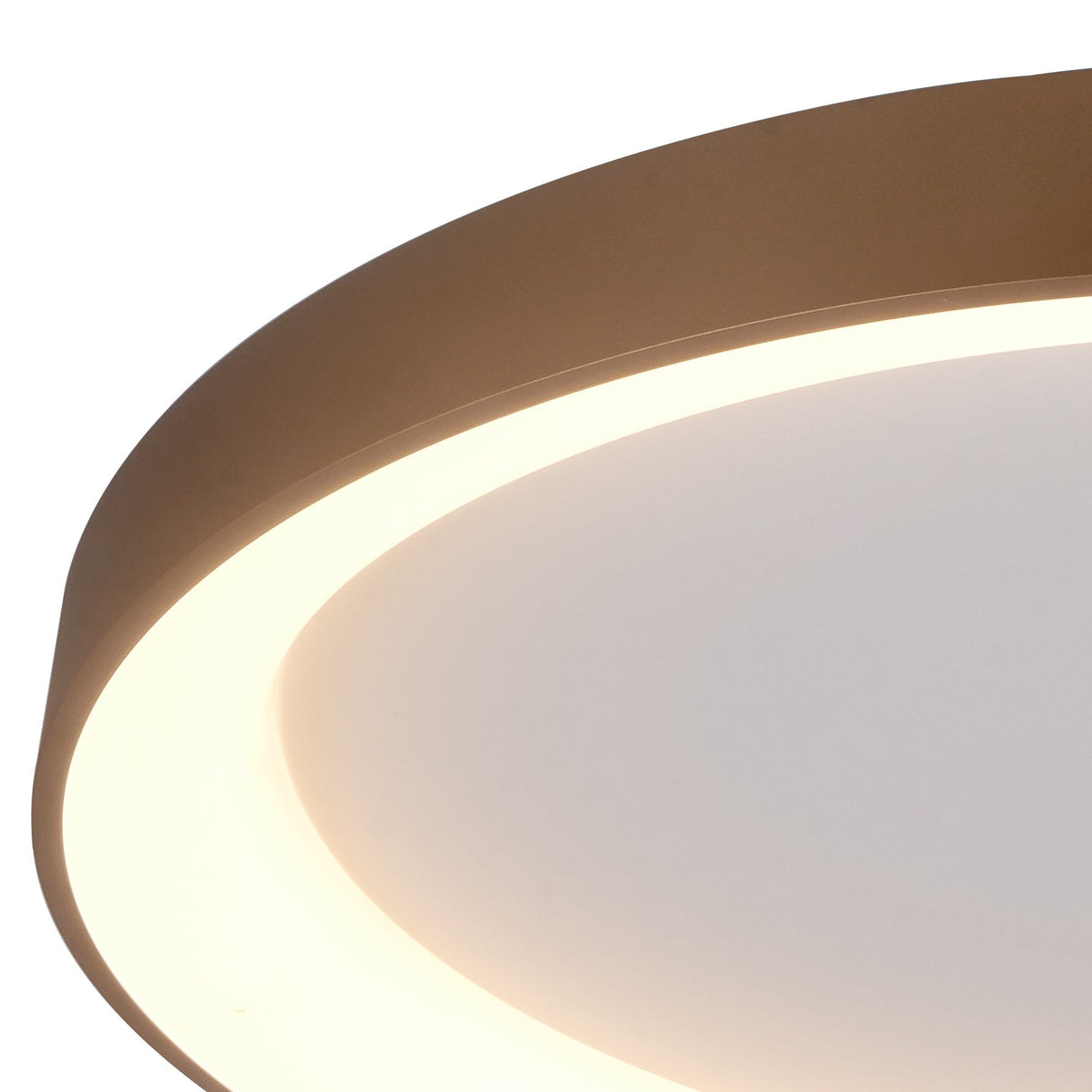 Niseko Ring CCT Dimmable LED Flush Ceiling Light With Remote Control 78W - Gold