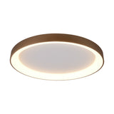 Niseko Ring CCT Dimmable LED Flush Ceiling Light With Remote Control 78W - Gold