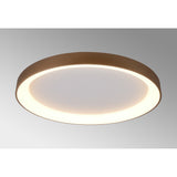 Niseko Ring CCT Dimmable LED Flush Ceiling Light With Remote Control 78W - Gold