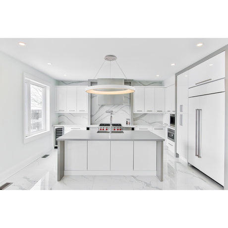 Niseko 90cm LED Suspension Light With Remote Control - White