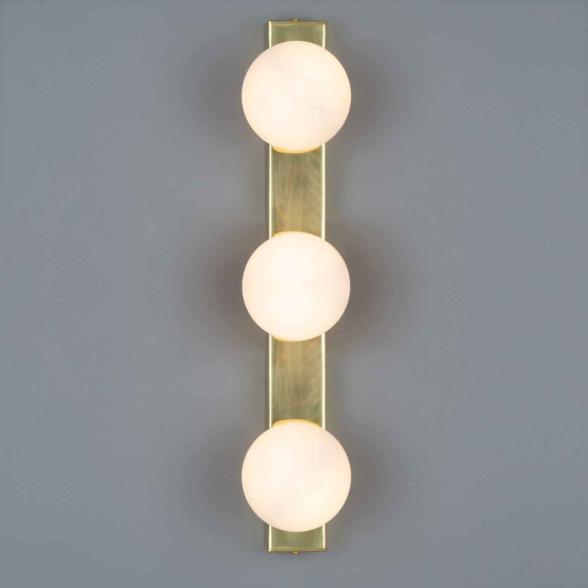 Noelani Triple Glass Globe Wall Light IP44
