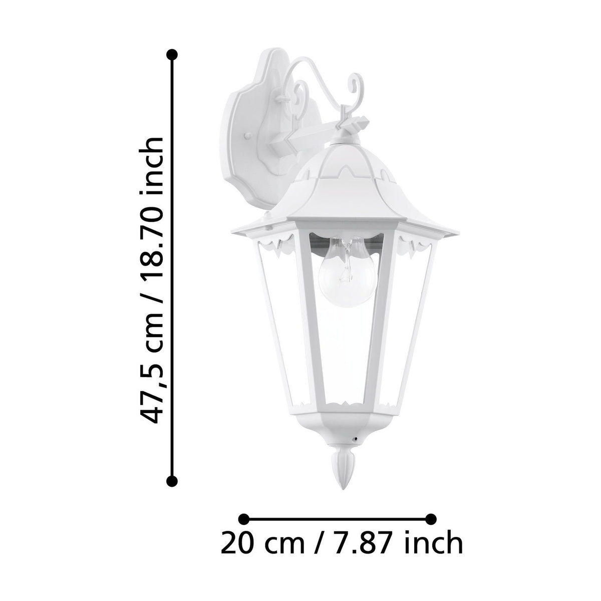 Nolmane Outdoor Wall Light - White