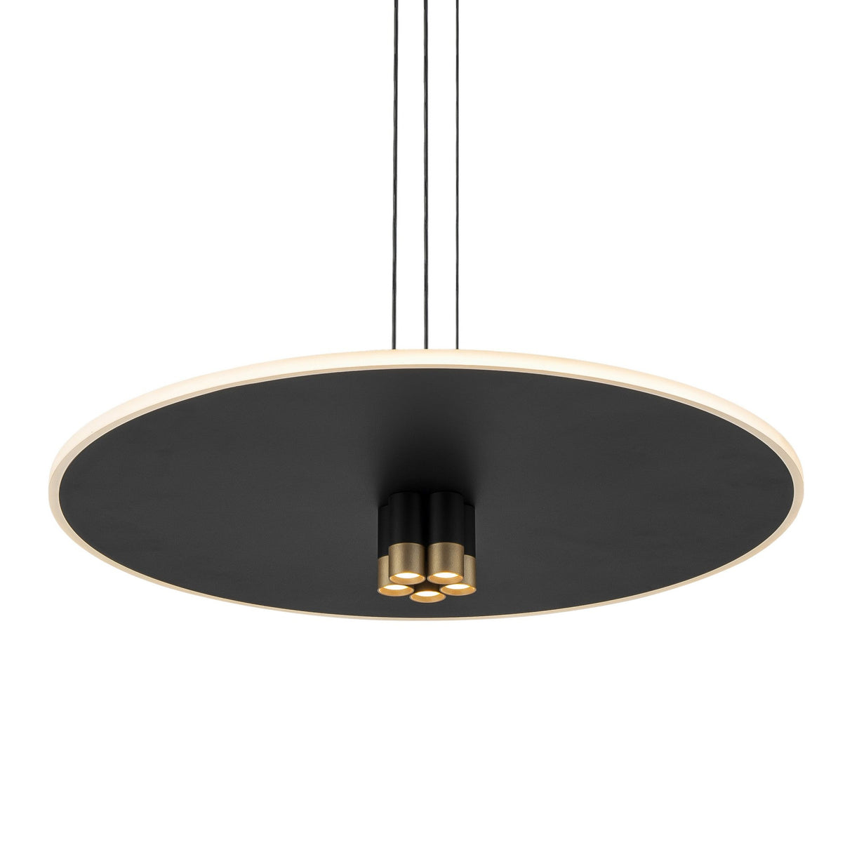 Nomada 58cm LED Pendant Light 42W 3000K - Sand Black & Gold