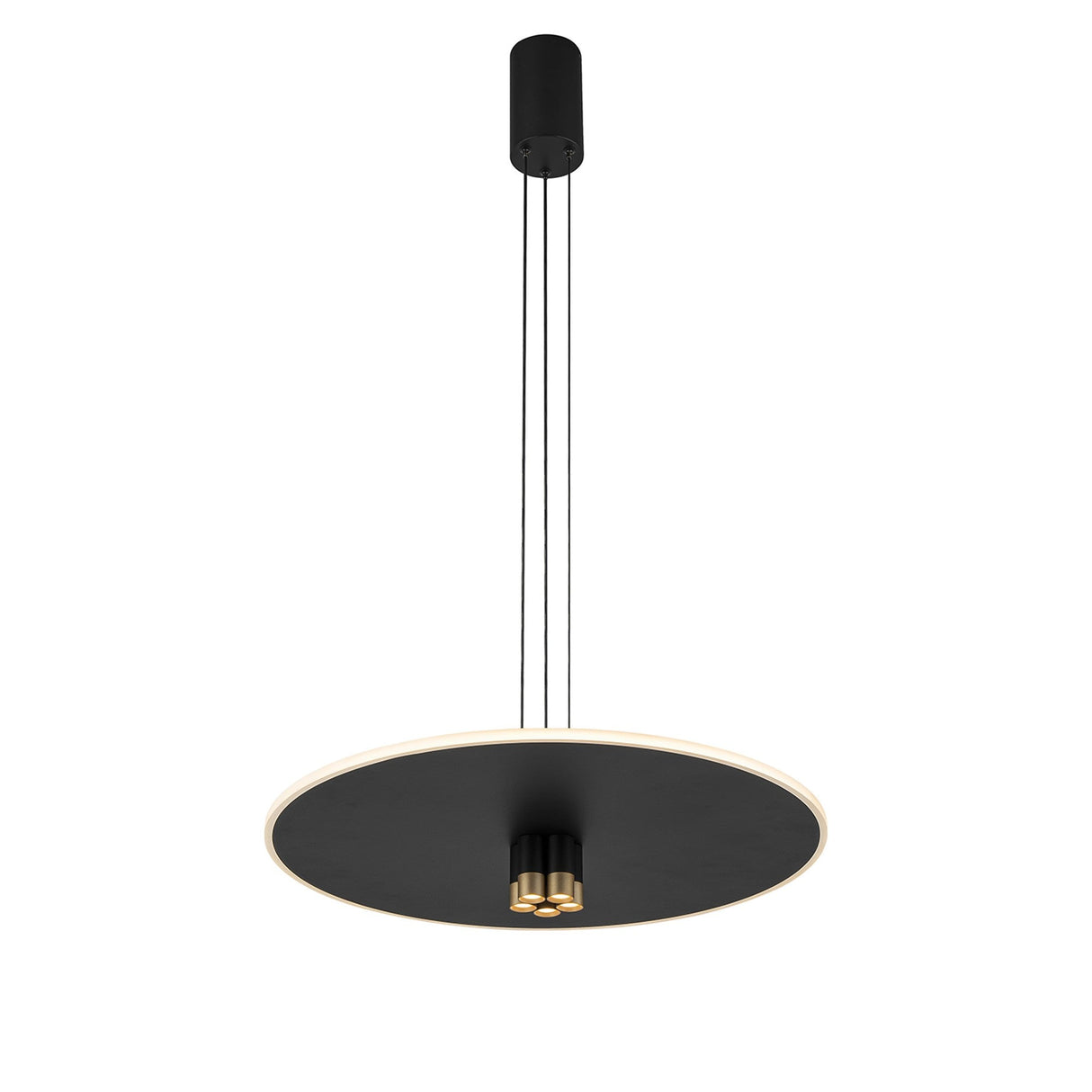 Nomada 58cm LED Pendant Light 42W 3000K - Sand Black & Gold