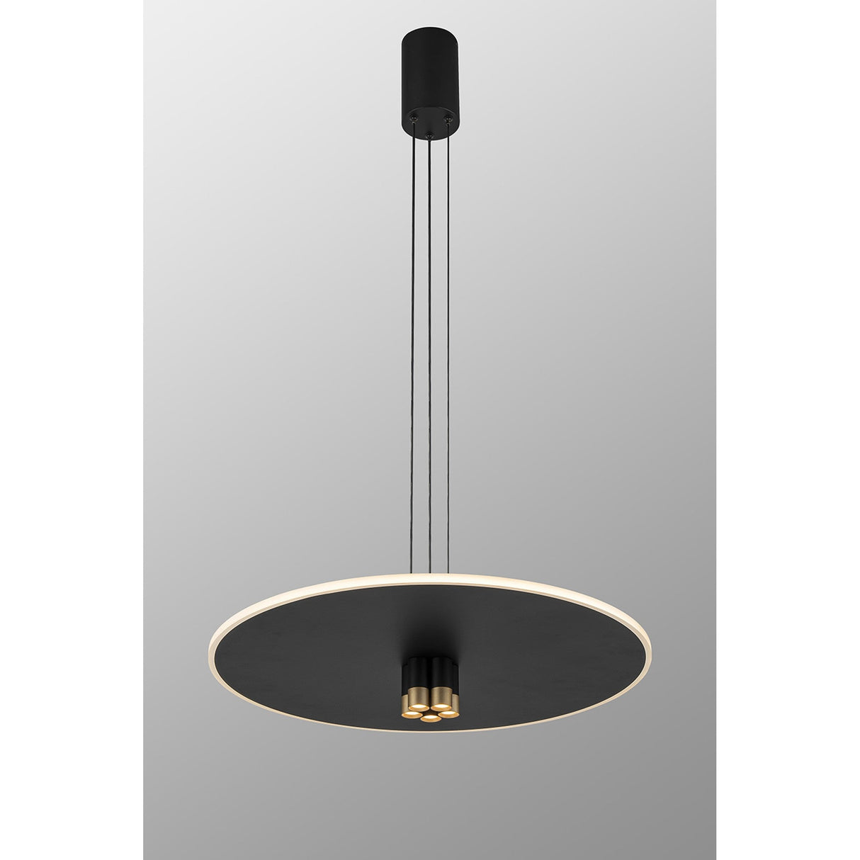 Nomada 58cm LED Pendant Light 42W 3000K - Sand Black & Gold