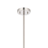 Noon 9 Light Glass Pendant Light – Polished Nickel