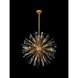 Noon 12 Light Glass Pendant Light – Antique Gold