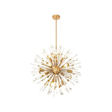 Noon 12 Light Glass Pendant Light – Antique Gold