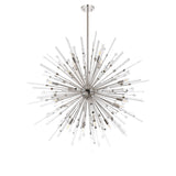 Noon 20 Light Glass Pendant Light – Polished Nickel