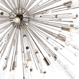 Noon 20 Light Glass Pendant Light – Polished Nickel