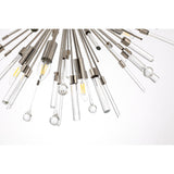 Noon 20 Light Glass Pendant Light – Polished Nickel