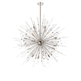 Noon 20 Light Glass Pendant Light – Polished Nickel
