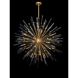 Noon 20 Light Glass Pendant Light – Antique Gold