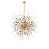 Noon 20 Light Glass Pendant Light – Antique Gold