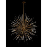 Noon 20 Light Glass Pendant Light – Antique Gold