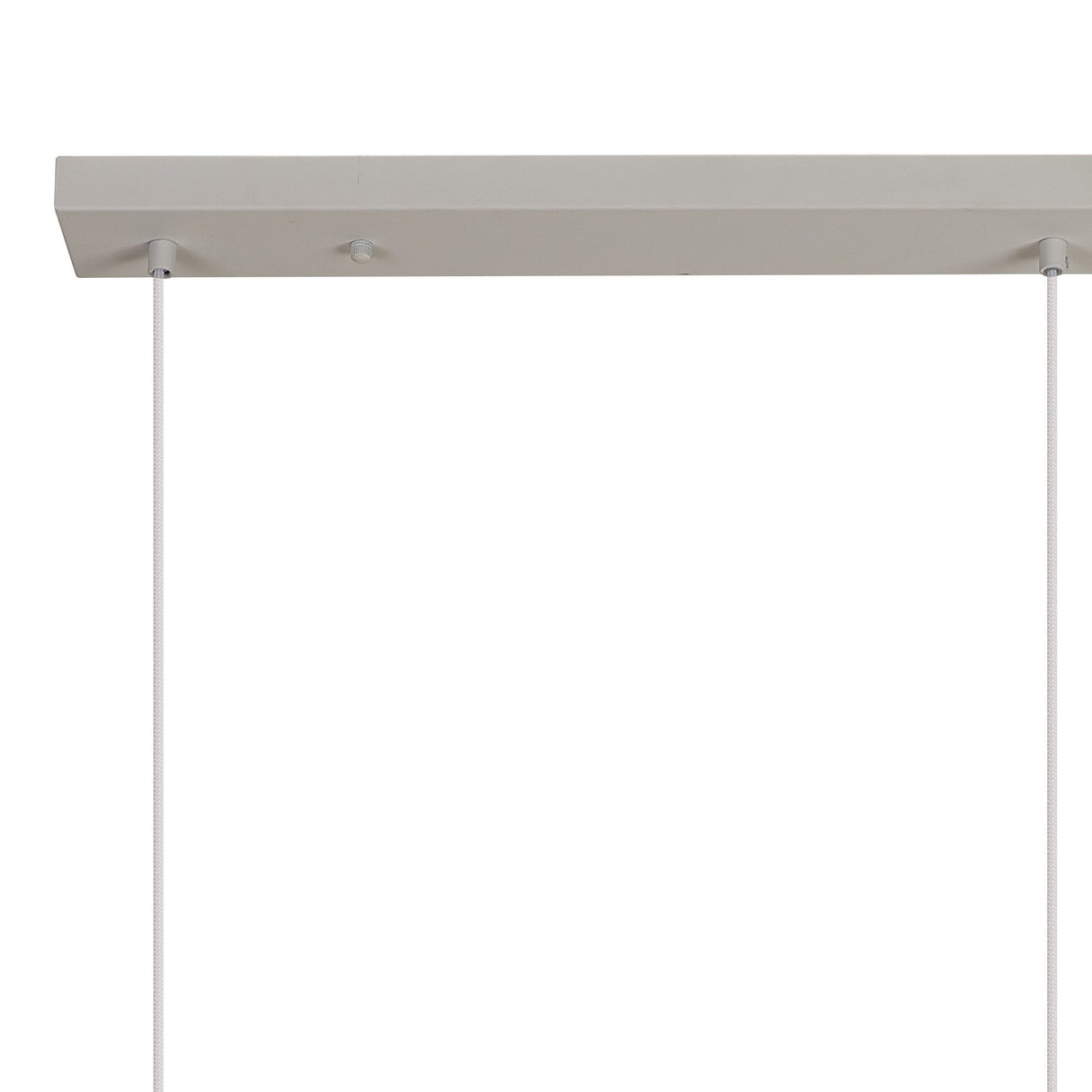 Nora 3 Light Glass Bar Pendant Light - White & Frosted