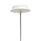 Nordica 20cm 1 Light Pendant Light - White & Beech With Ivory Shade
