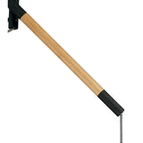 Nordica 1 Light Pendant Light - Black & Beech With Black Shade