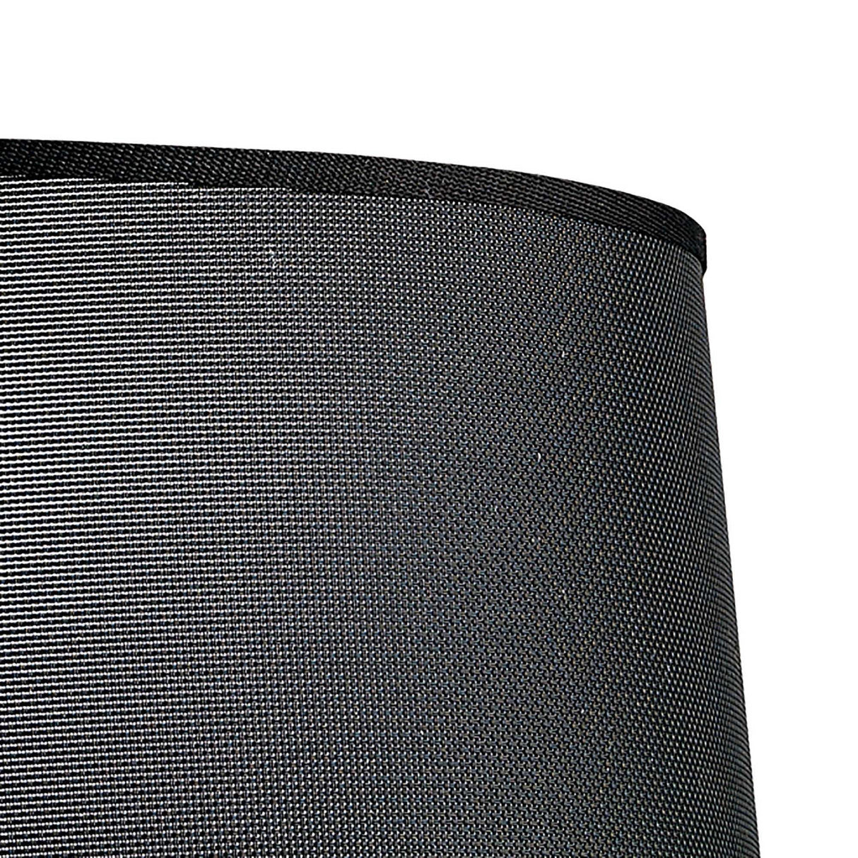 Nordica 1 Light Pendant Light - Black & Beech With Black Shade