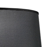 Nordica 1 Light Pendant Light - Black & Beech With Black Shade