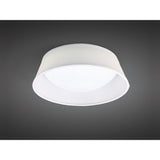 Nordica LED Flush Ceiling Light 3000K 12W - Ivory White