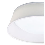 Nordica LED Flush Ceiling Light 3000K 21W - Ivory White
