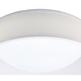 Nordica LED Flush Ceiling Light 3000K 21W - Ivory White