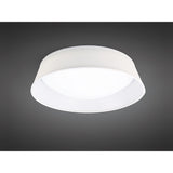 Nordica LED Flush Ceiling Light 3000K 21W - Ivory White