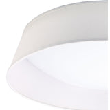 Nordica LED Flush Ceiling Light 3000K 30W - Ivory White