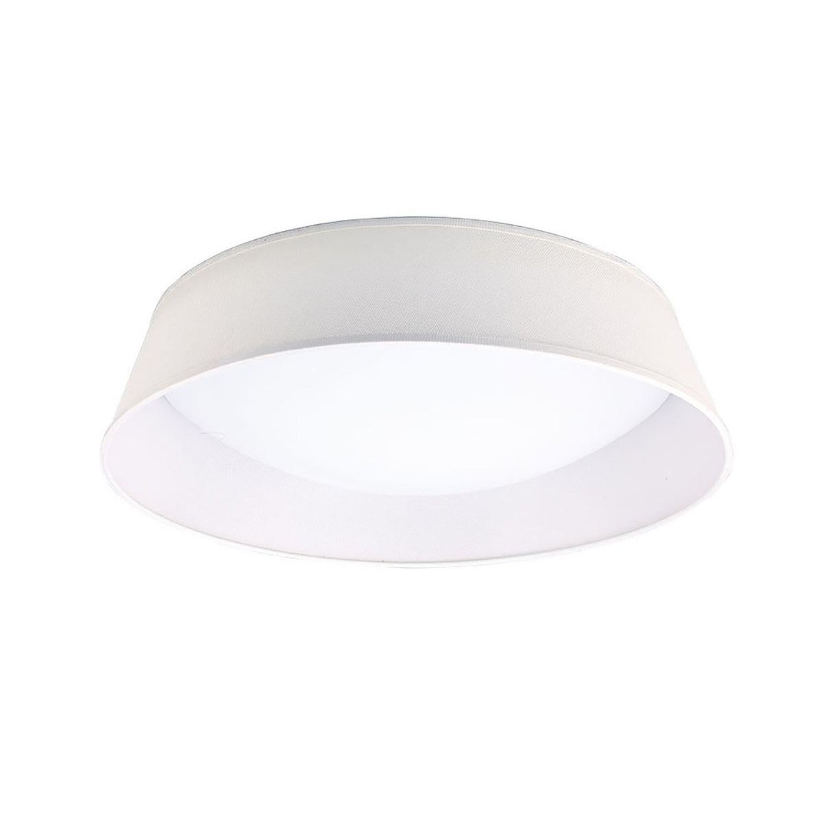 Nordica LED Flush Ceiling Light 3000K 30W - Ivory White