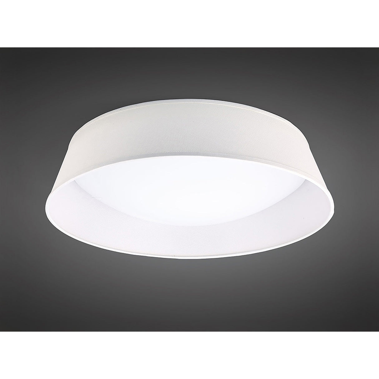 Nordica LED Flush Ceiling Light 3000K 30W - Ivory White